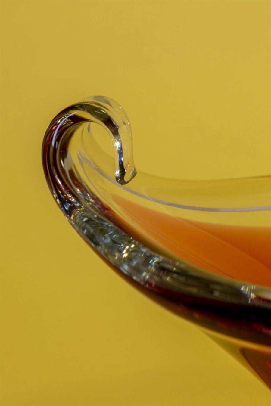 swedish art glass catch-all