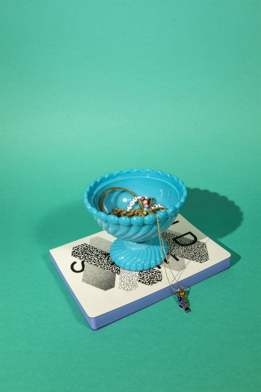 blue opaline bowl