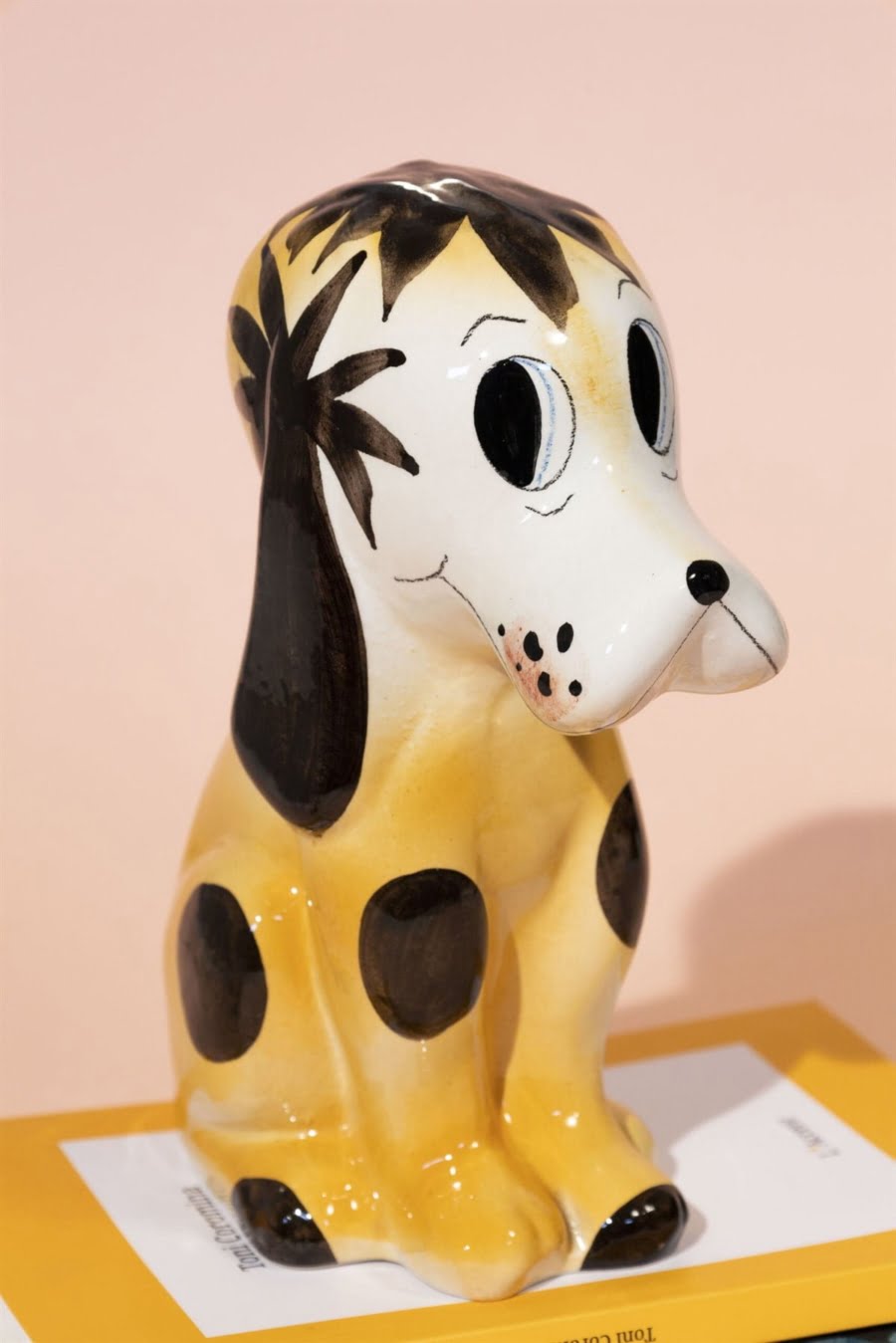 Dog figurine piggy bank 60s