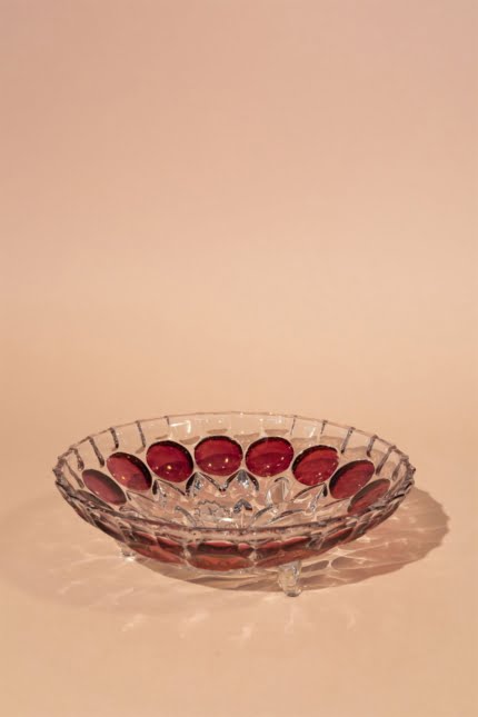 Bohemia crystal fruit bowl