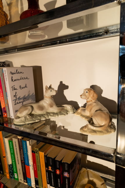 Vintage Spanish porcelain dog figurines