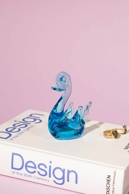 Murano Italian swan figurine