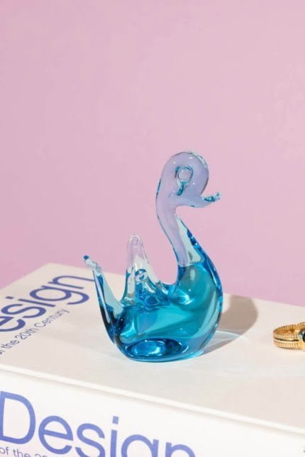 Murano Italian swan figurine