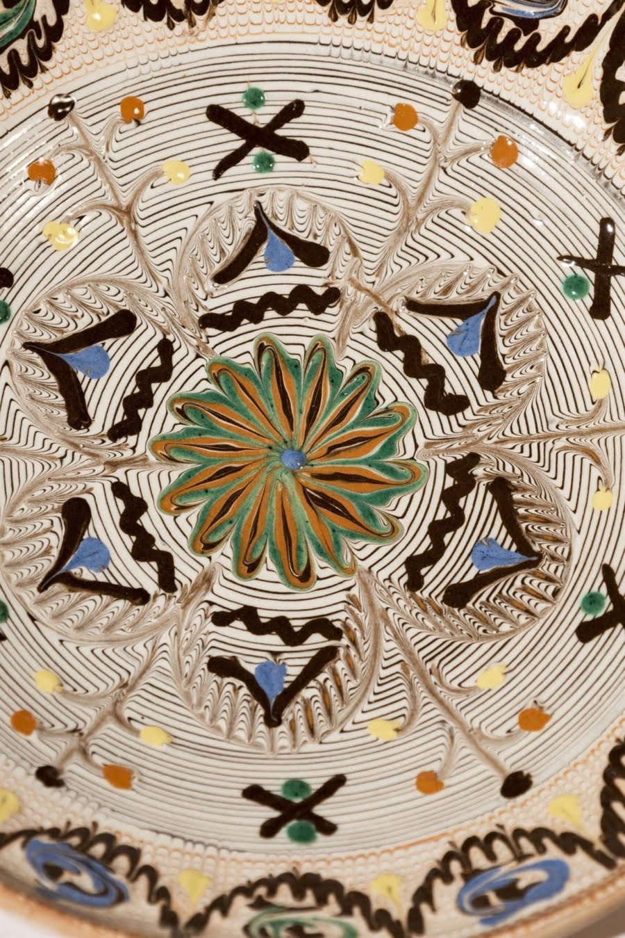 dancing in the field artisanal plate