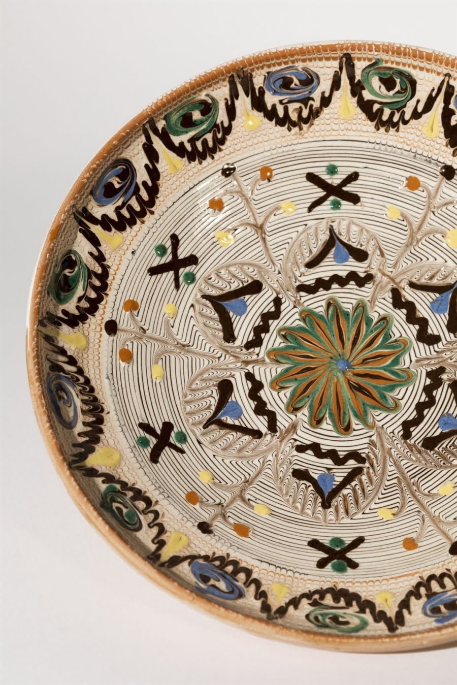 dancing in the field artisanal plate