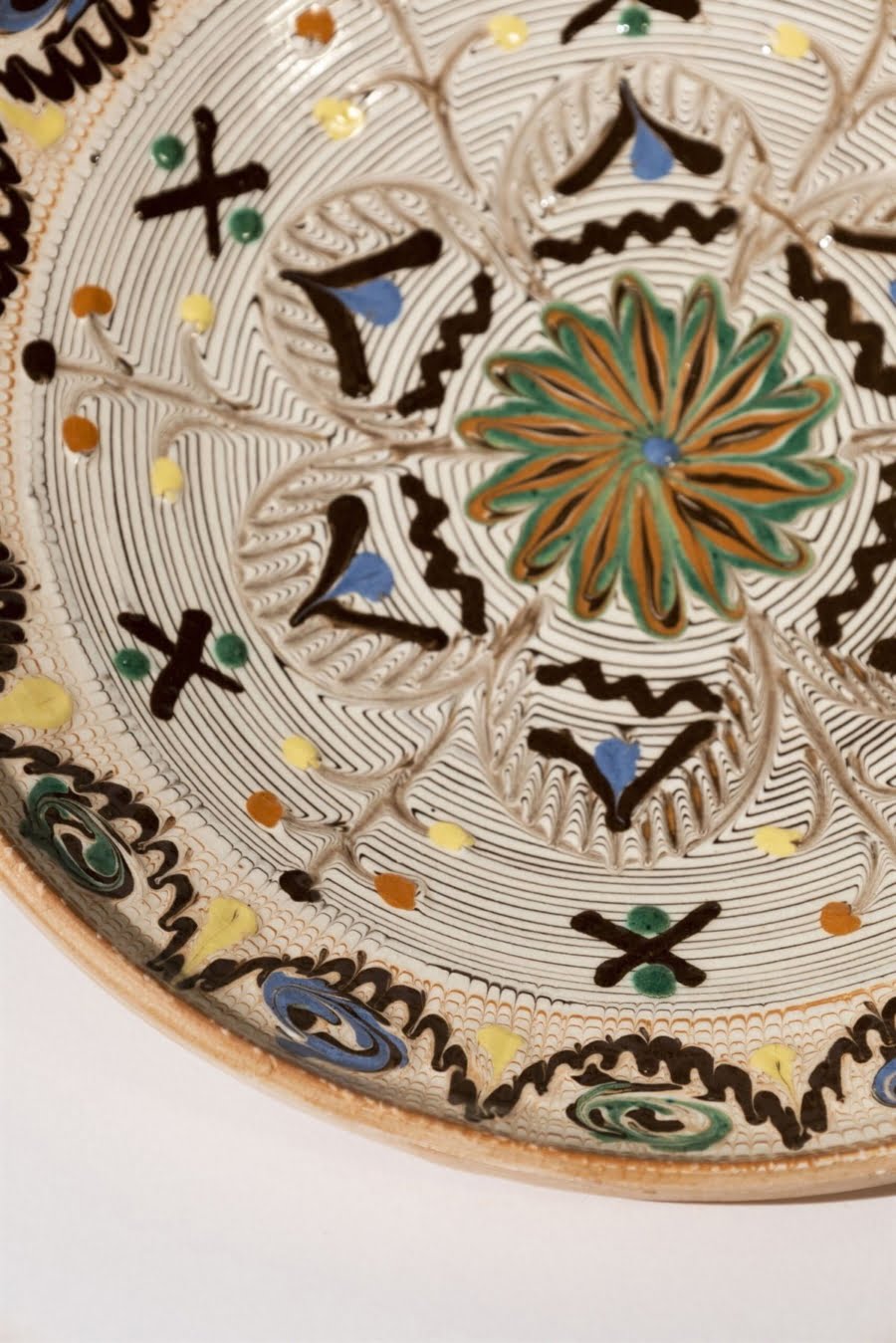 dancing in the field artisanal plate