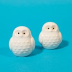 owls salt & pepper shaker set