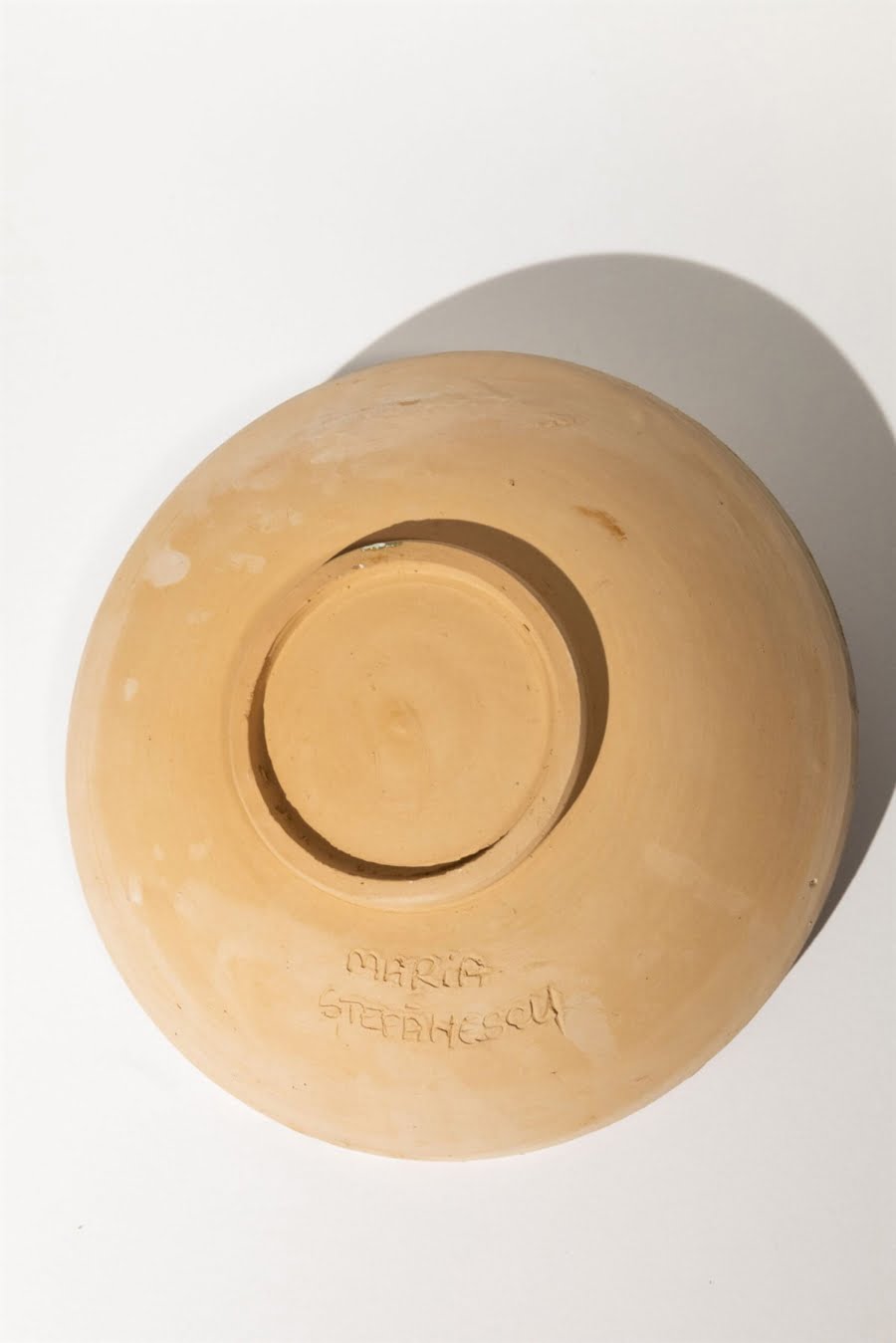 geometrica pink artisanal plate