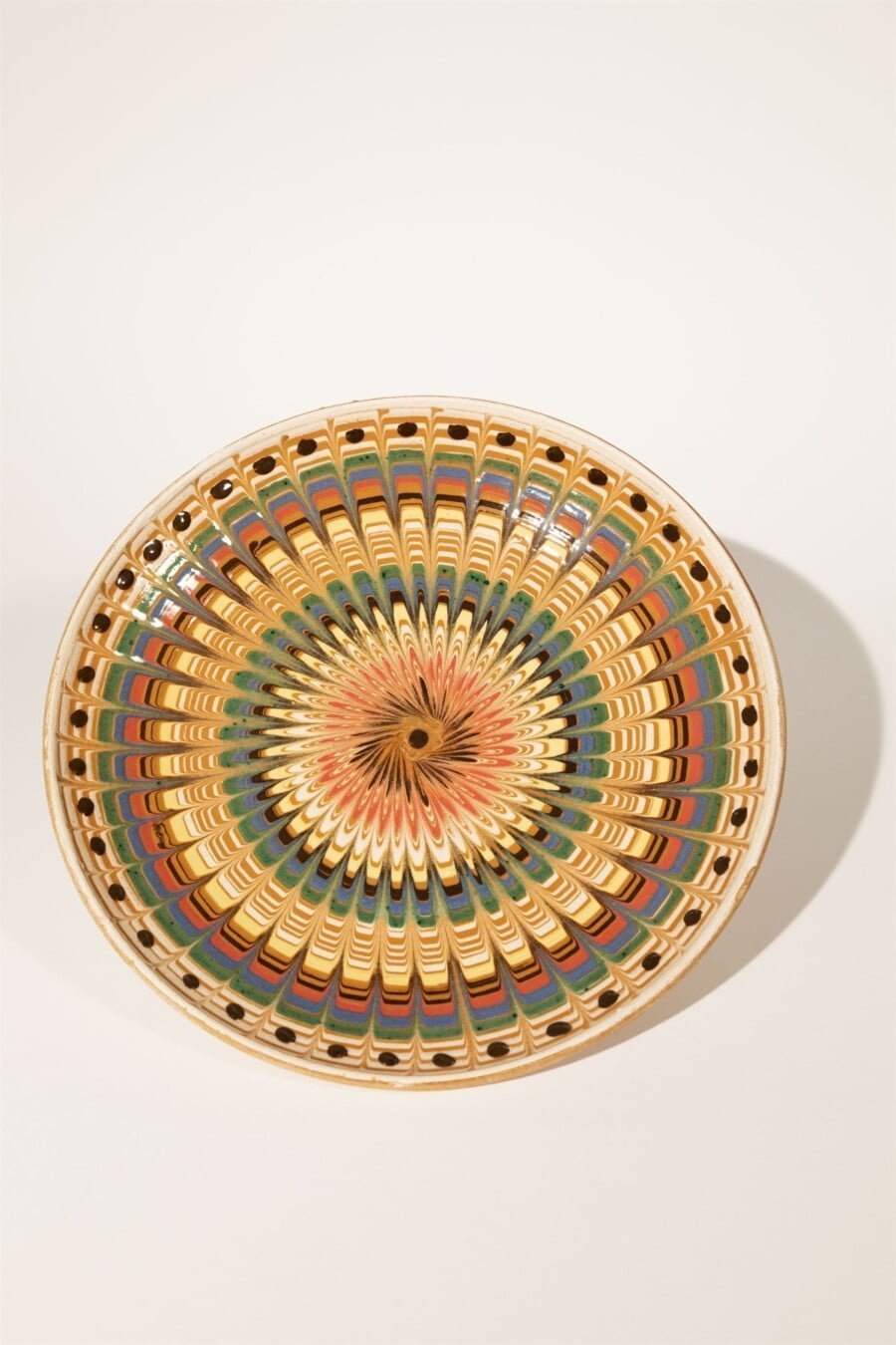 summer in bloom IV artisanal plate