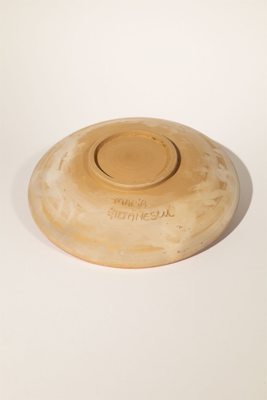geometrica pink artisanal plate