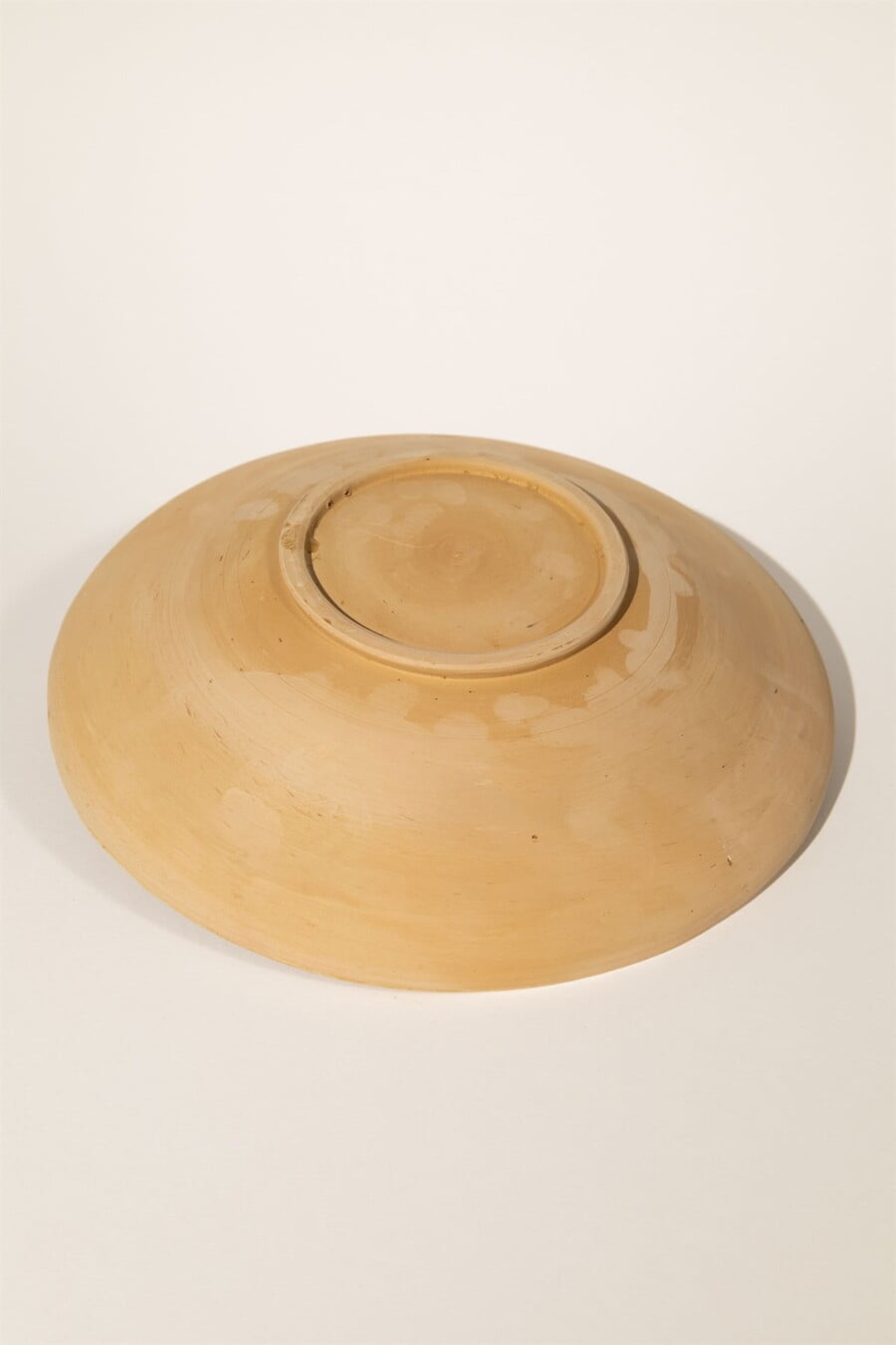 down to earth green artisanal plate