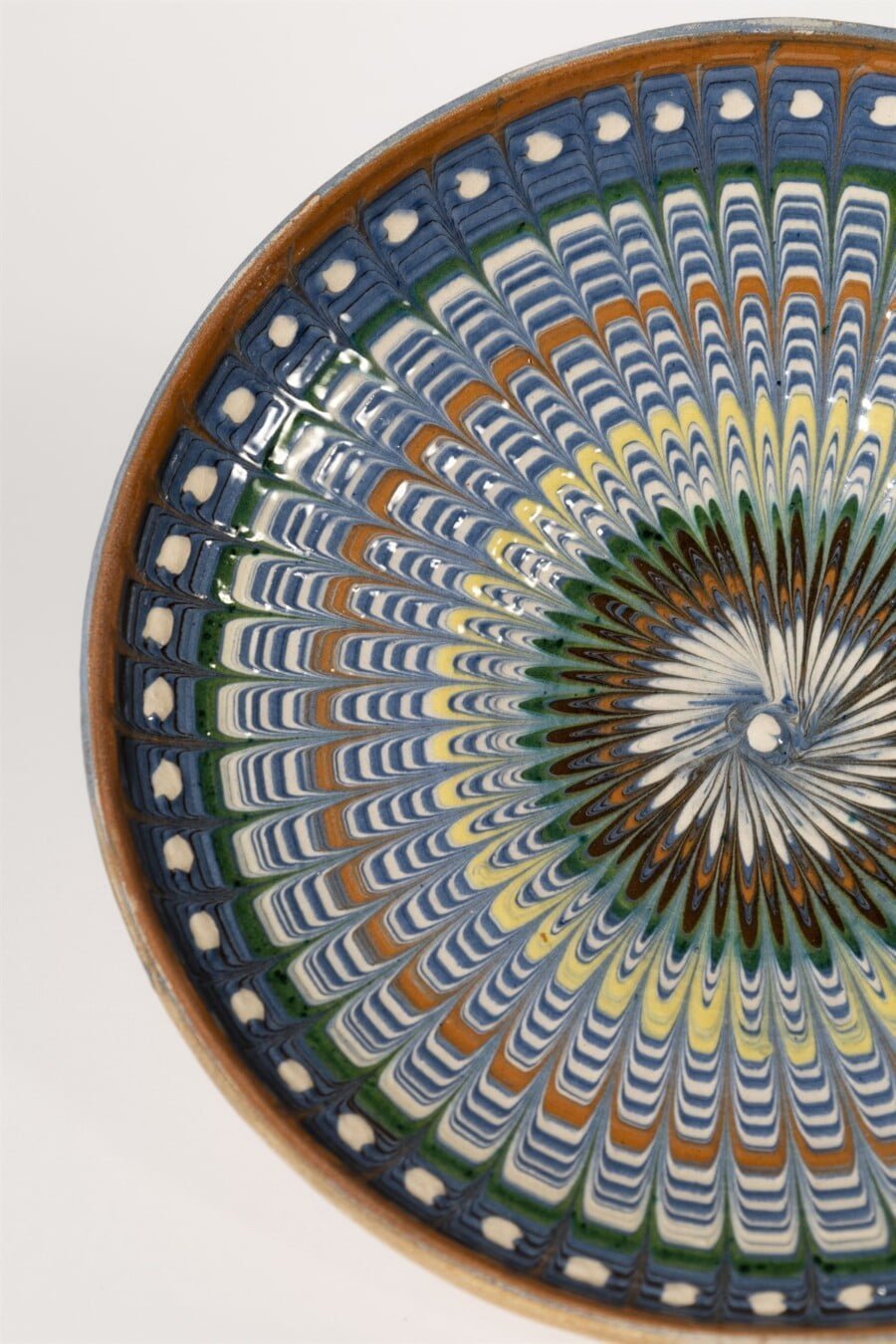 shades of blue I artisanal plate