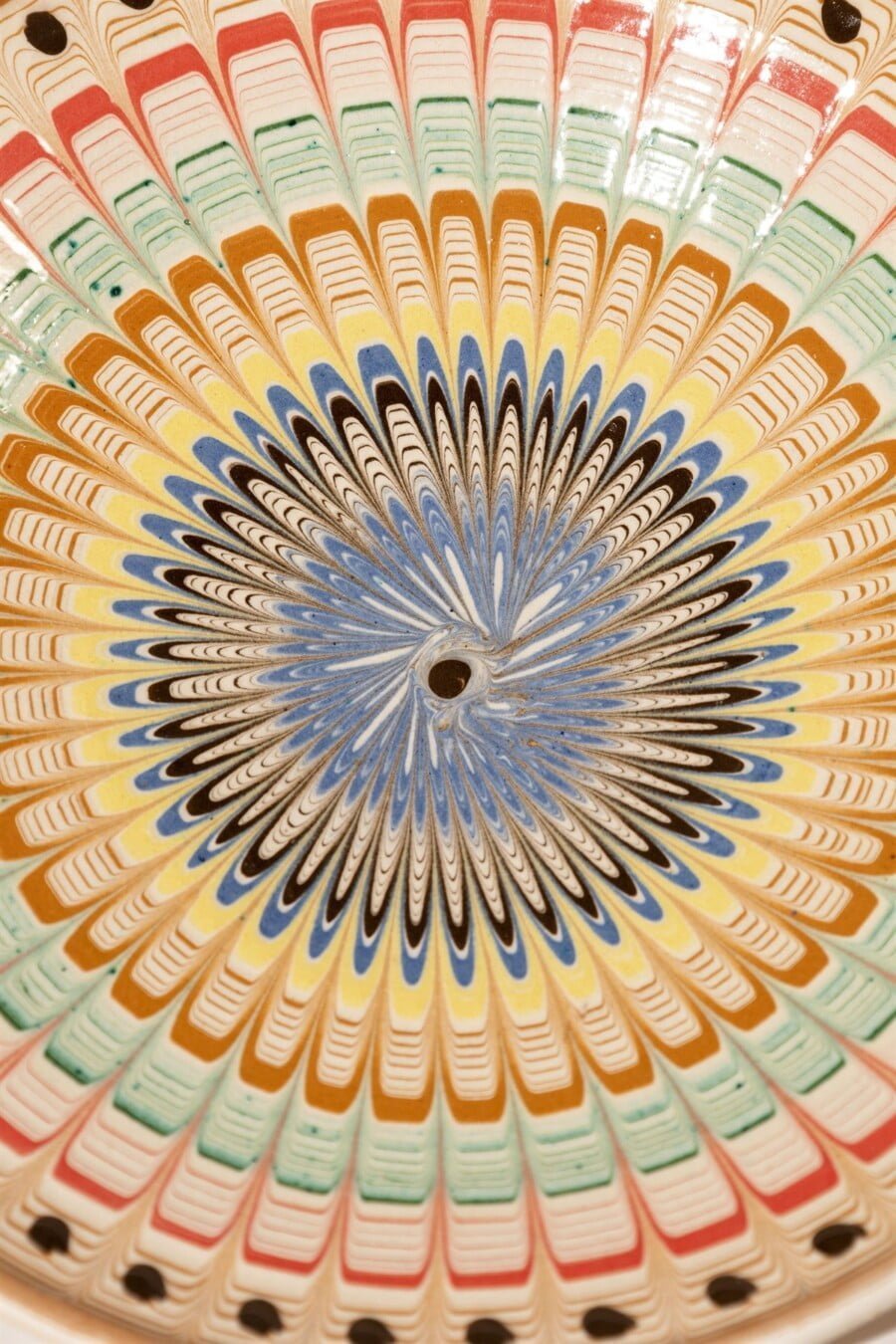 pastel sunrise artisanal plate