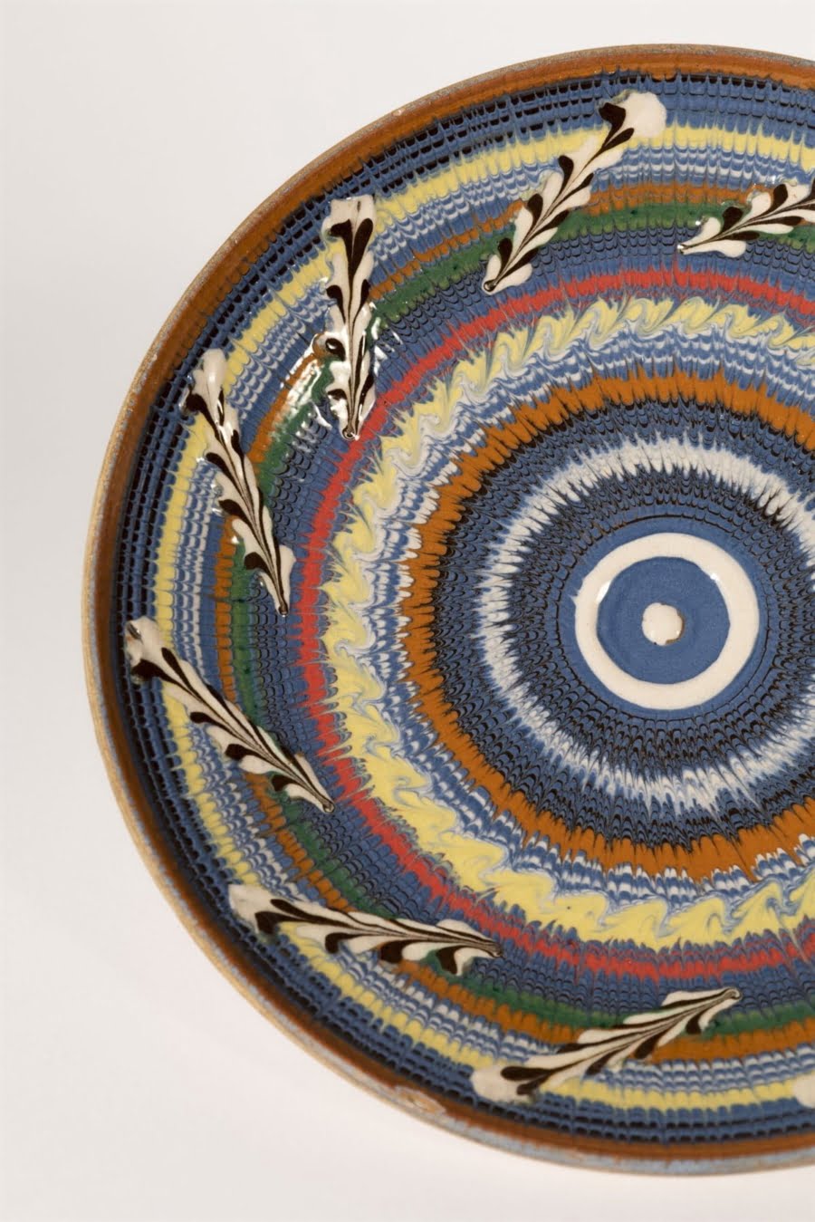 SET #3 Artisanal ceramic hand painted plates set of four - Image 6