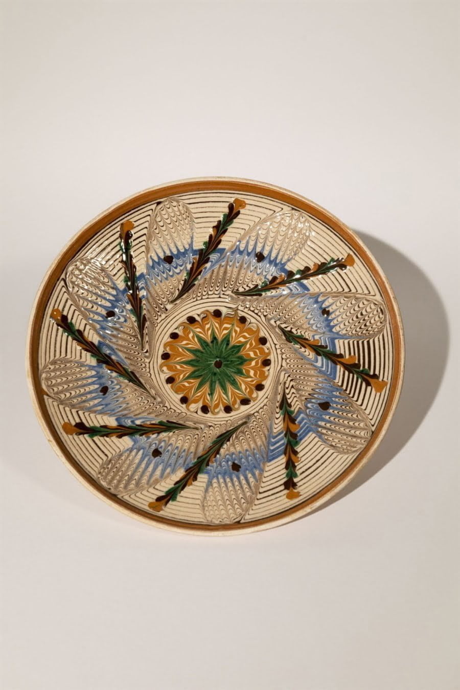 rustic feel artisanal plate