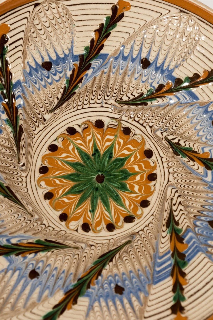 rustic feel artisanal plate