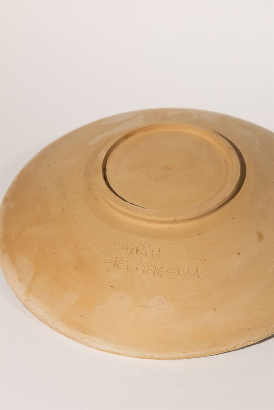 rustic feel artisanal plate