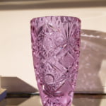 Bohemian Alexandrite crystal vase