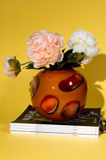 Mid-century Goldan Talast art glass vase