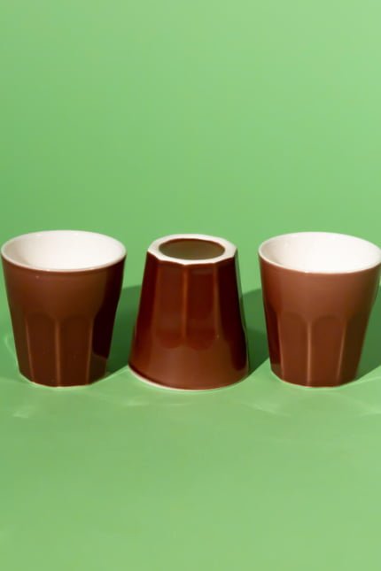 Vintage set of three espresso cups