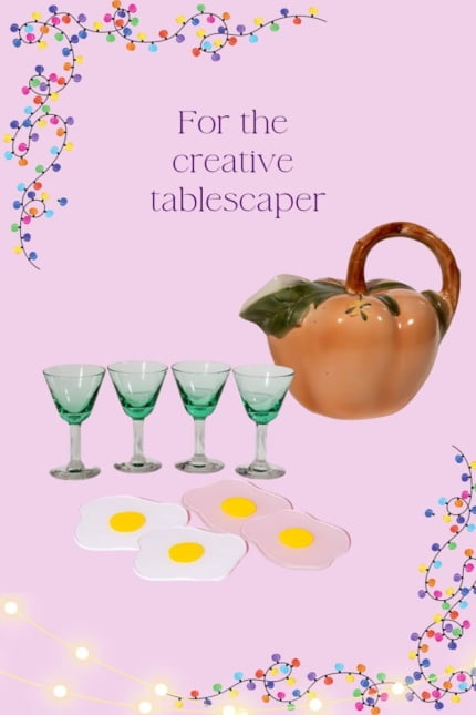 For the creative tablescaper