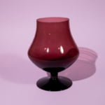 Vintage purple XL stemmed glass