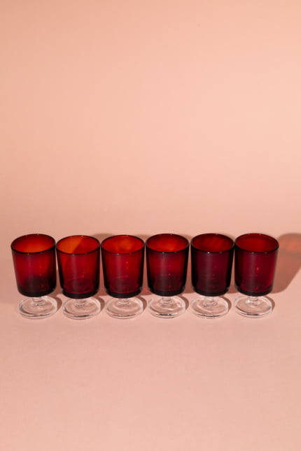 vintage shot glasses