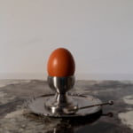 vintage stainless steel egg cup