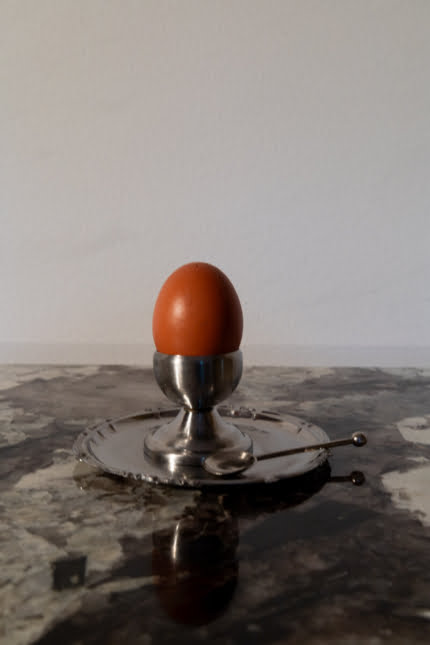 vintage stainless steel egg cup