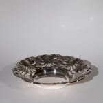 vintage mid-century floral tray