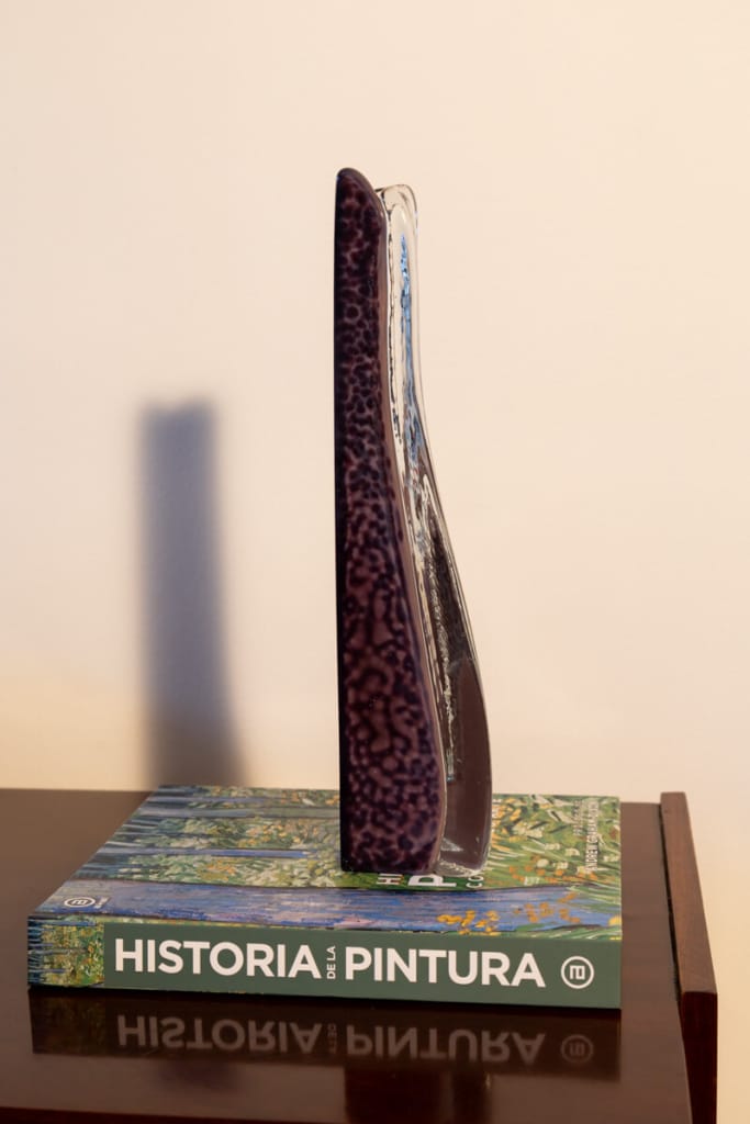 Rare Vintage Czech soliflore glass vase, Jizerske for Sklo Union