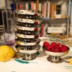Vintage French dessert coupes #1