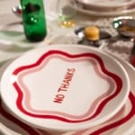 no thanks dessert plate