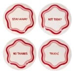 Talk of the Table dessert plates set of four