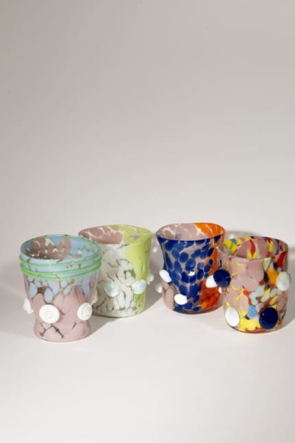 surrealist murano glasses set
