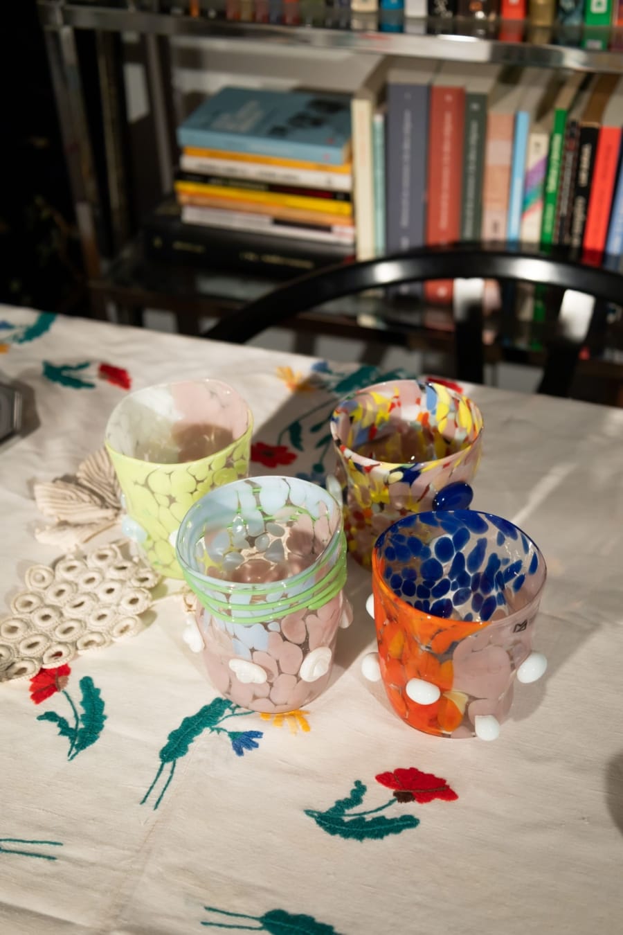 surrealist murano glasses set