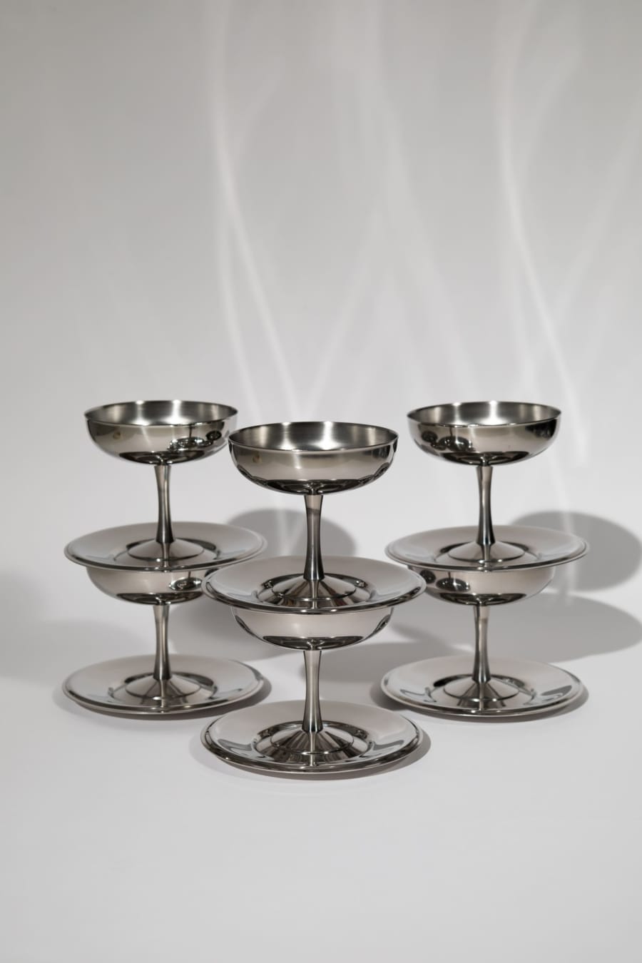 Italian dessert coupe set of six