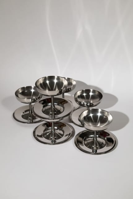 Italian dessert coupe set of six