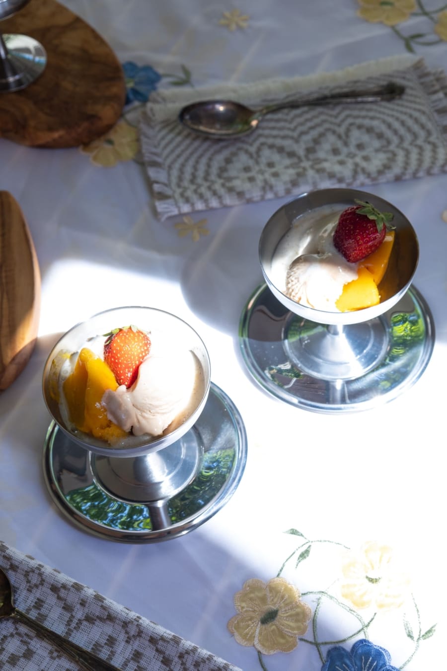 Italian dessert coupe set of six