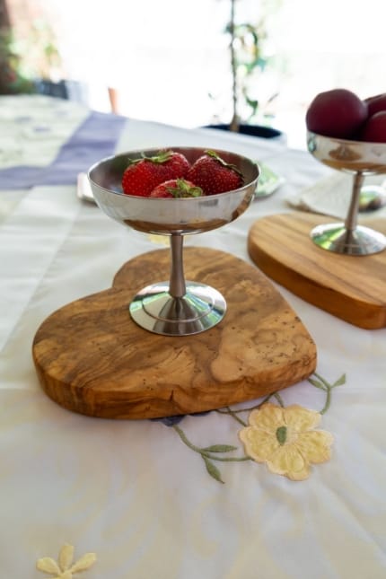 olive wood trivet